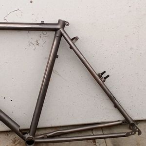 Titanium bike frame